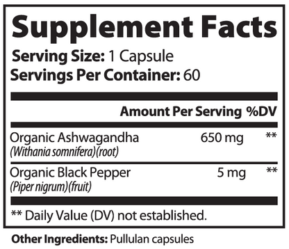 Ashwagandha Premium - Stress Relief & Natural Energy